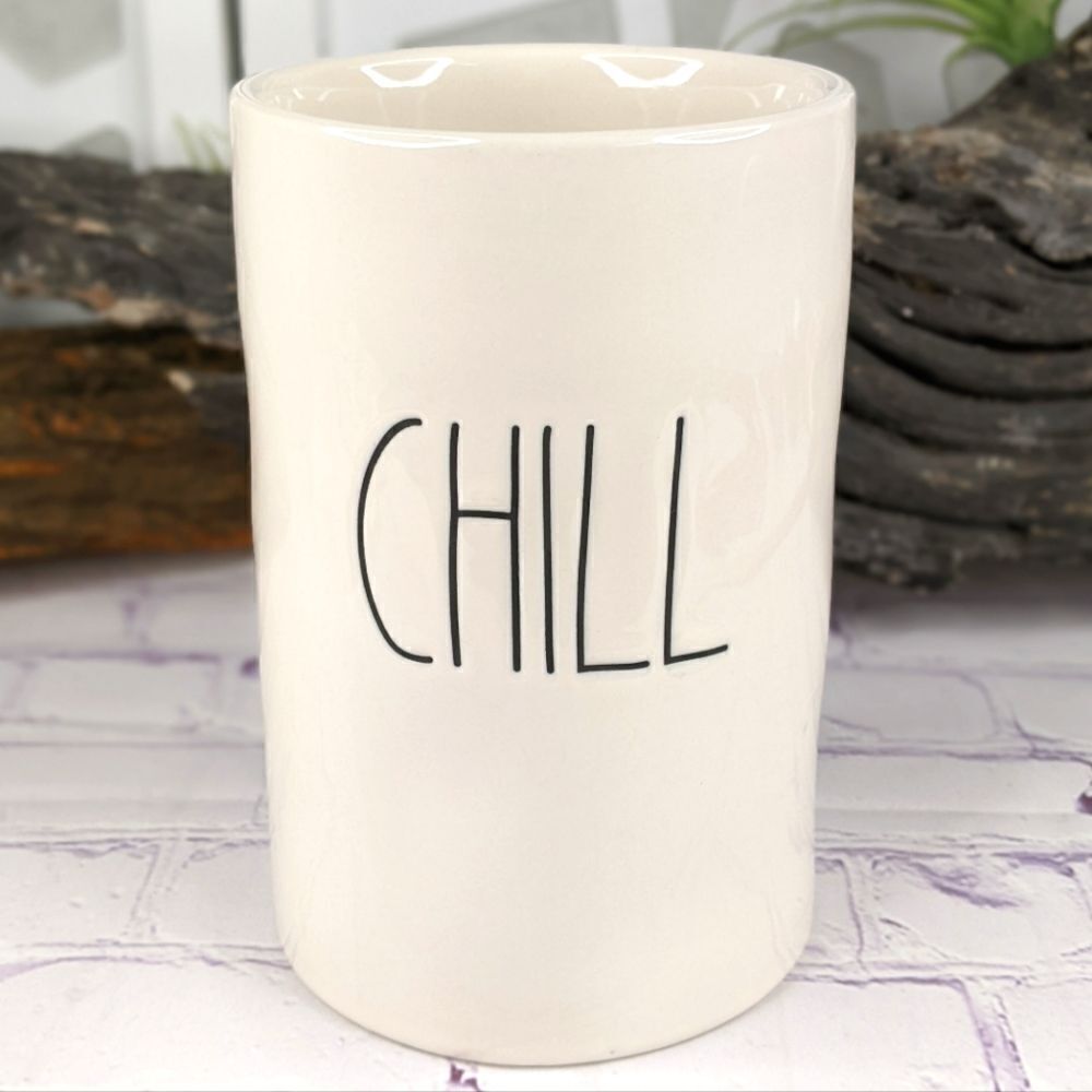Rae Dunn CHILL Ceramic Wine Bottle Chiller